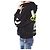 Off White Velours-Hoodie mit Schriftzug - Ansicht 10
