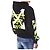 Off White Velours-Hoodie mit Schriftzug - Ansicht 14