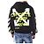 Off White Velours-Hoodie mit Schriftzug - Ansicht 17