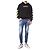Off White Velours-Hoodie mit Schriftzug - Ansicht 2
