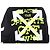 Off White Velours-Hoodie mit Schriftzug - Ansicht 24