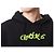 Off White Velours-Hoodie mit Schriftzug - Ansicht 4
