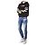 Off White Velours-Hoodie mit Schriftzug - Ansicht 5
