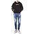 Off White Velours-Hoodie mit Schriftzug - Ansicht 7