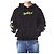 Off White Velours-Hoodie mit Schriftzug - Ansicht 8