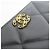 Chanel Clutch matelassé con logo CC dorato Nero Large - vista 2