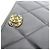 Chanel Clutch matelassé con logo CC dorato Nero Large - vista 5