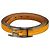 Hermès Bracciale HAPI DUBBLE TOUR in pelle con logo argento da donna