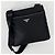 Prada Borsa Messenger Crossbody in Nylon con Logo Triangolare Nera - vista 3