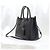 Prada Piccola borsa in pelle Saffiano nera con logo triangolare Quir - vista 3