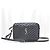 Autre Marque Borsa a tracolla Lou Camera in pelle trapuntata con monogramma argento