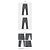 Fendi Pantaloni in denim a gamba dritta Allover Monogram APSW - vista 3