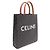 Céline Piccola borsa tote verticale e borsa a tracolla in tela Triomphe - vista 2