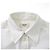 Céline Camisa corta de algodón de manga larga con bolsillo bordado Triomphe para mujer, Blanco - vista 9