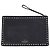 Valentino Pouch Rockstud in pelle nera - vista 2