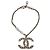 Chanel Bracciale a catena con pendente in perle e cristalli logo CC Gold - vista 2