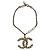Chanel Bracciale a catena con pendente in perle e cristalli logo CC Gold - vista 5