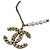 Chanel Bracciale a catena con pendente in perle e cristalli logo CC Gold - vista 6