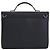 Dior Borsetta Elite Saddle Flap in pelle di vitello grana Borsa porta documenti Silver Black - vista 5