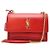 Autre Marque Borsa a tracolla Sunset Medium in vitello rosso con catena dorata