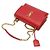 Autre Marque Borsa a tracolla Sunset Medium in vitello rosso con catena dorata - vista 3