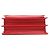 Autre Marque Borsa a tracolla Sunset Medium in vitello rosso con catena dorata - vista 5