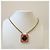 Chanel Collana Square CC Logo Pink Gold - vista 3