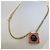 Chanel Collana Square CC Logo Pink Gold - vista 4