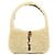 Autre Marque Mini borsa a tracolla hobo in shearling beige