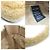 Autre Marque Mini borsa a tracolla hobo in shearling beige - vista 7