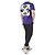 Off White Kurzarm-T-Shirt mit Neon-Velours-Schriftzug - Ansicht 14