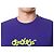 Off White Kurzarm-T-Shirt mit Neon-Velours-Schriftzug - Ansicht 5