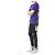 Off White Kurzarm-T-Shirt mit Neon-Velours-Schriftzug - Ansicht 8