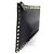 Valentino Clutch Pouch Rockstud in pelle di vitello nera e oro - vista 7