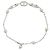 Valentino Bracciale ovale in metallo con perle e cristalli Swarovski - vista 2
