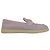 Prada Mocassini in camoscio da donna con logo triangolare Alabaster Pink - vista 2