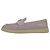 Prada Mocassini in camoscio da donna con logo triangolare Alabaster Pink - vista 4