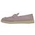 Prada Mocassini in camoscio da donna con logo triangolare Alabaster Pink - vista 5