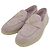 Prada Mocassini in camoscio da donna con logo triangolare Alabaster Pink - vista 7