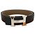 Hermès Wendbarer Ledergürtel Black Matte Gold