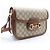 Gucci Supreme Borsa a tracolla piccola in pelle e tela - vista 3