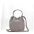 Valentino Borsa bucket Rockstud in vitello grana Dove Gray