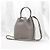 Valentino Borsa bucket Rockstud in vitello grana Dove Gray - vista 2