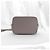 Valentino Borsa bucket Rockstud in vitello grana Dove Gray - vista 5