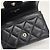 Chanel Classic Snap Flap Kartenetui aus Lammleder Schwarz - Ansicht 11
