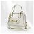Gucci Mini borsa a mano in pelle bianca con morsetto - vista 3