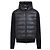 Moncler Cardigã com capuz e fecho de correr em lã acolchoada