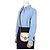 Céline Mini Borsa a Tracolla Triope in Tela e Pelle di Vitello White - vista 12