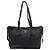 Prada Borsa a tracolla Vitello Phoenix Black Leather con zip laterale