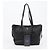 Prada Borsa a tracolla Vitello Phoenix Black Leather con zip laterale - vista 16